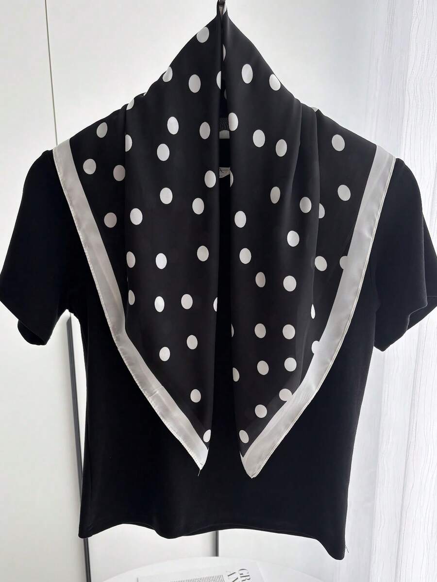 Foulard Carré Pois