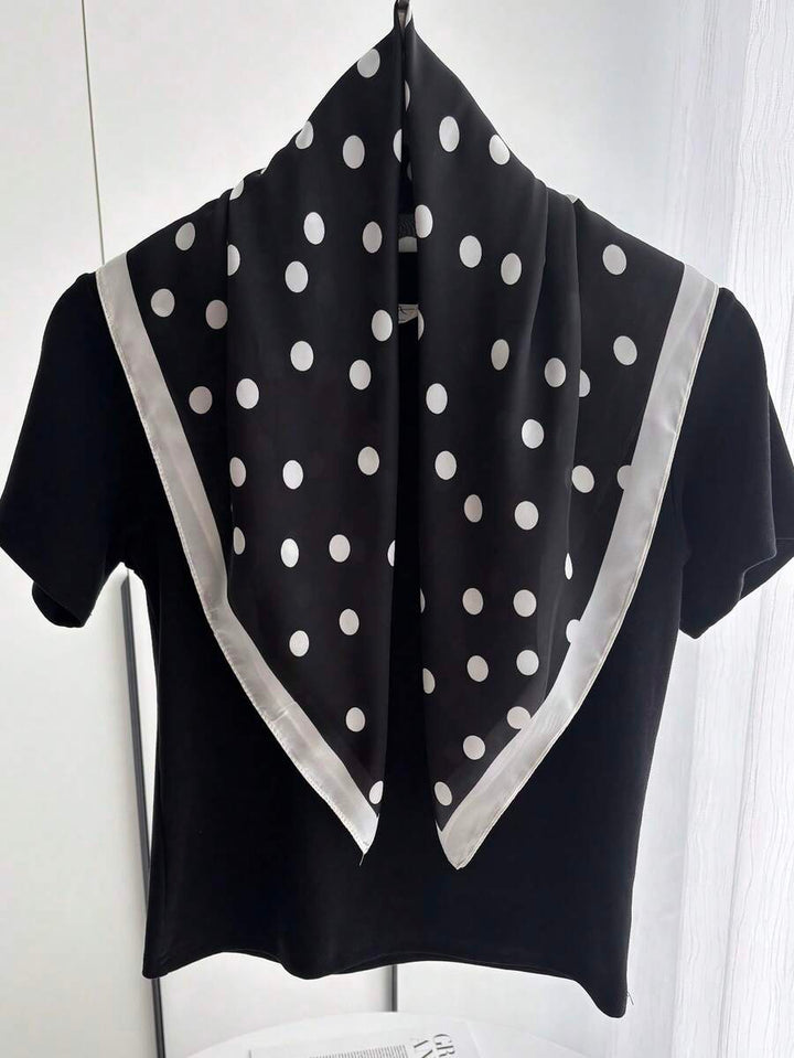 Foulard Carré Pois