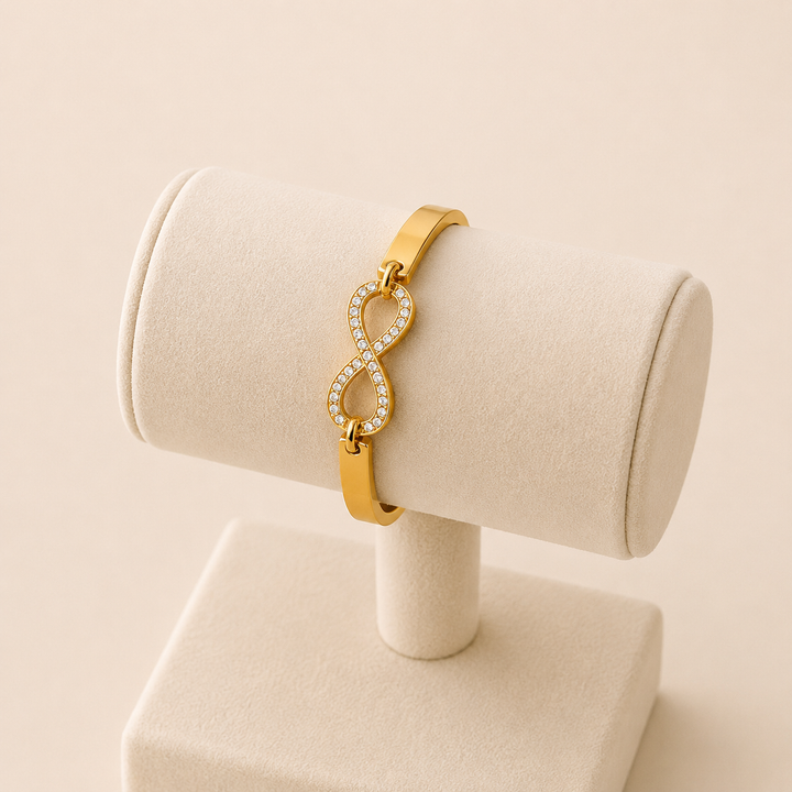 Bracelet doré infini