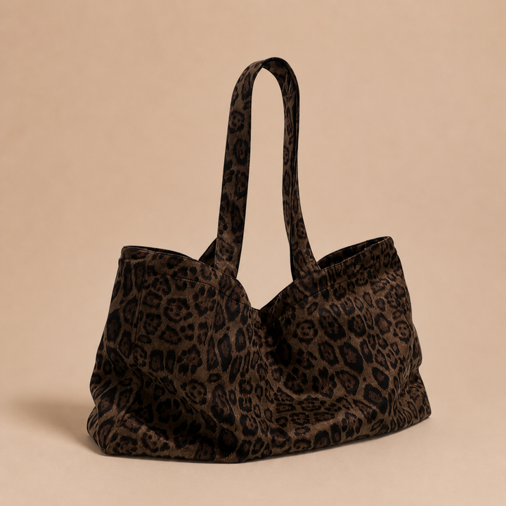 Sac cabas imprimé léopard